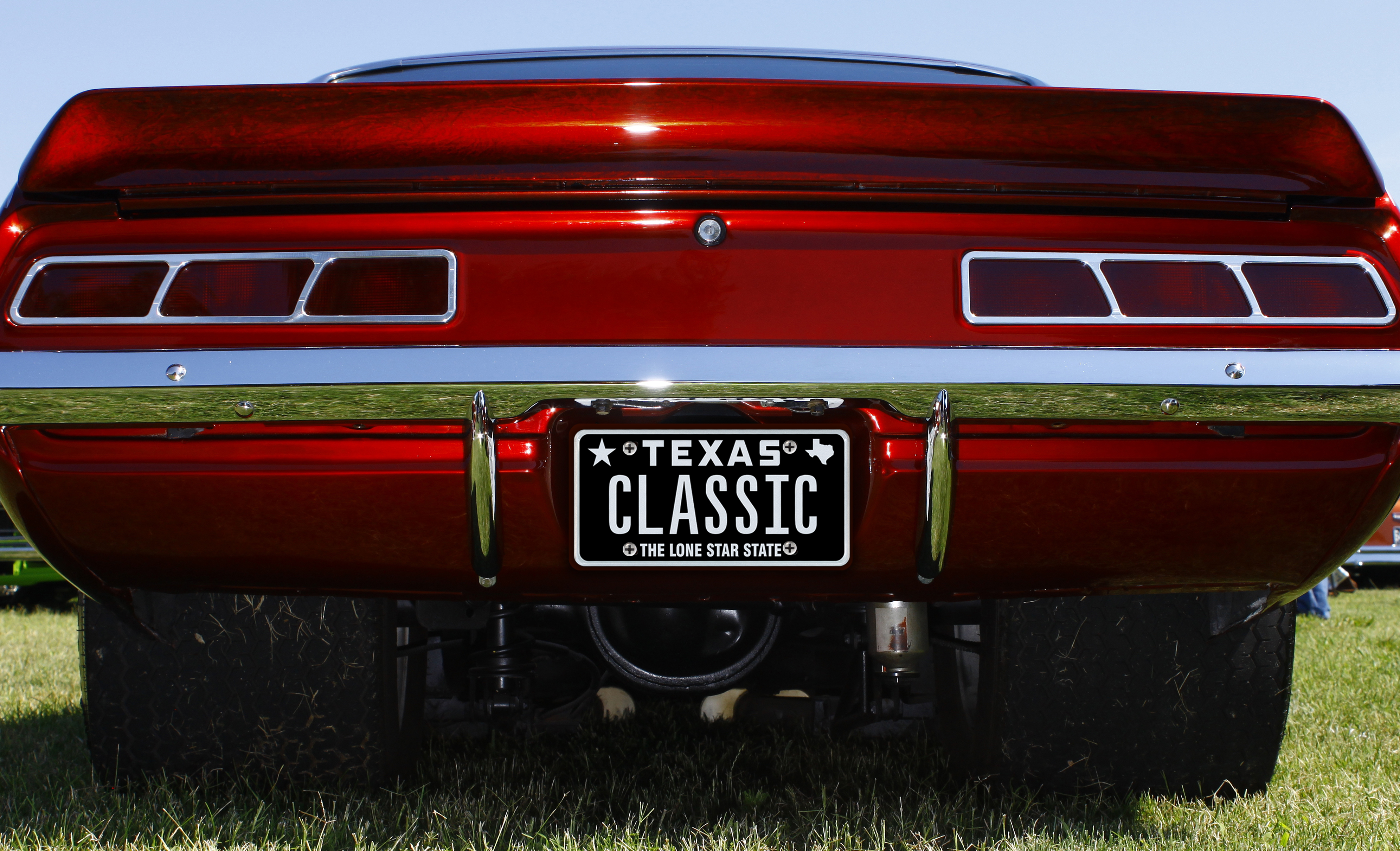 The Gilmer Mirror Texas Releases The New Classic Black License Plate focus for Classic Car Plates